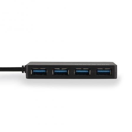 NGS iHub 3.0 Hub USB 4 Puertos USB 3.2 Gen 1 Negro
